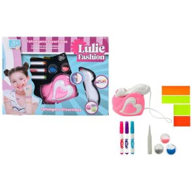 Imagem de Kit de Tatuagem de Brinquedo Lulie Fashion - Tatuagens Divertidas 11 P
