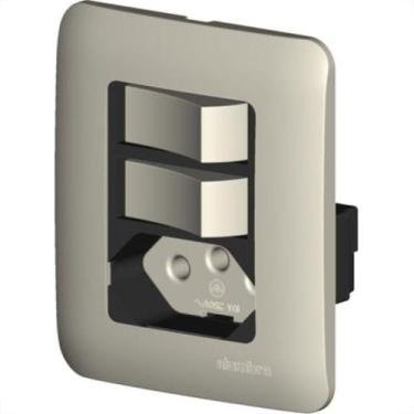 Imagem de Sistema Alumbra Bege (1 Simples + 1 Paralelo + Tomada 10A) 4228