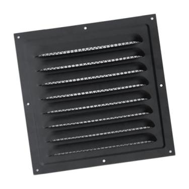 Imagem de XLWLLNJ Tampa de ventilação de ventilação, grelha de retorno de ar, grelha de ventilação com tela de proteção para barco, Preto