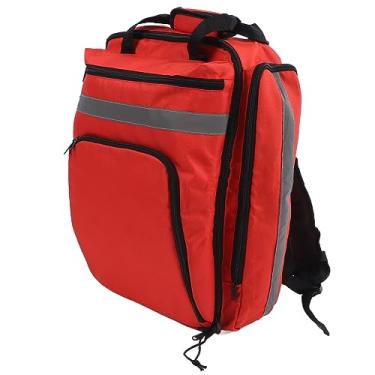 Imagem de Mochila de Primeiros Aids de Vomeko vazio, Bolsa de Primeiros Aids Multifuncionais de Grande Capacidade Worts Prooft Ajuste Portable Emergency Backpack, para camping de viagens ao