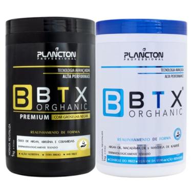 Imagem de kit BTX Orghanic Premium Plancton - Sem Formol 1kg + BTX Orghanic Plancton 1kg