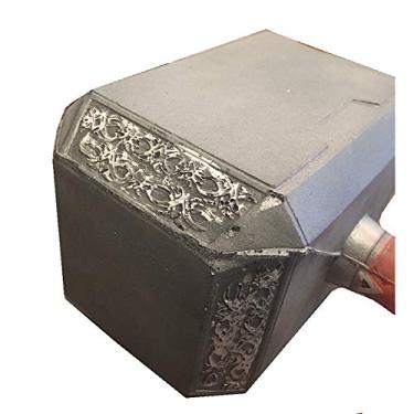 Imagem de Komikku Gears Vingadores Thor Foam Mjolnir Hammer 1:1 Réplica Adereço Cosplay Cinza