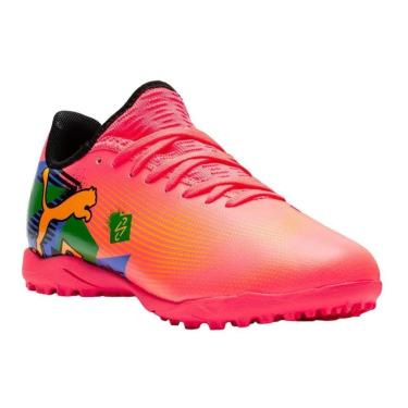 Imagem de Chuteira Society Puma Future Play 7 Neymar Jr - Rosa - puma  masculino