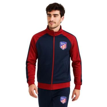 Imagem de Agasalho Masculino Jaqueta Calça Atlético De Madrid Trilobal - SPR, Az