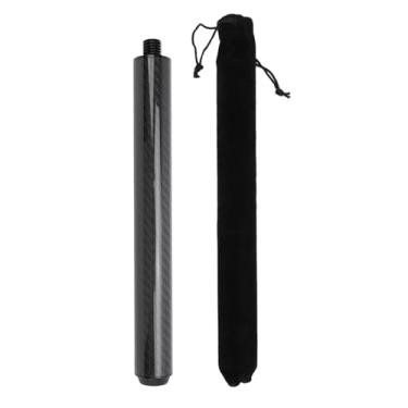 Imagem de Billiard Pool Pool Cue Extender Premium Fiber de carbono Beck de extensão de 10 polegadas para prática de prática profissional de prática profissional prática