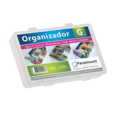 Imagem de Caixa Organizadora Paramount Transparente 11 Divisórias G - Ded Cases