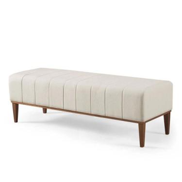 Imagem de Recamier Calçadeira 160cm Domênico - Due Decor, Linho Prime Marinho