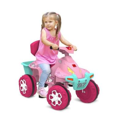 Imagem de Quadriciclo Smart Quad Passeio Pedal Rosa Bandeirante