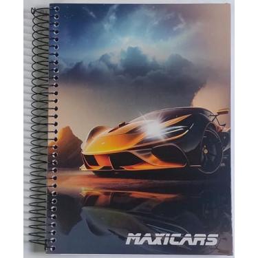 Imagem de Caderno 10 Matérias 200 Folhas Universitário Capa Dura Maxicars