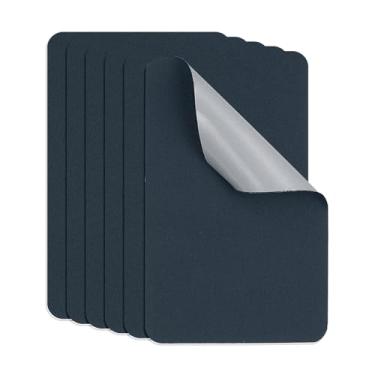 Imagem de PATIKIL Patch de reparo de nylon 7,6 x 5,8 cm, 6 peças de adesivos autoadesivos para reparo de jaquetas, fita de reparo de tecido impermeável para tendas, saco de dormir, equipamento de acampamento ao