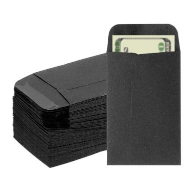 Imagem de PATIKIL Envelope para dinheiro, pacote com 100 envelopes de dinheiro de 8,88 cm x 5,6 cm, sacos para dinheiro, orçamento, economia, desafio, carta para presente, moedas, cheques, bilhetes, joias