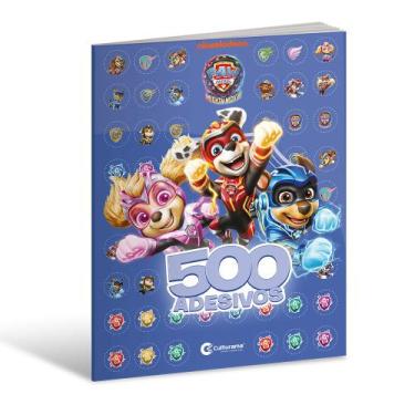 Imagem de Livro - 500 adesivos Patrulha Canina - Um filme superpoderoso