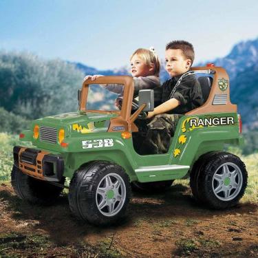 Imagem de Carro Elétrico Infantil - Jipe Ranger 538 - 12v - Verde - Peg-Pérego