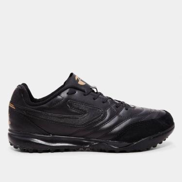 Imagem de CHUTEIRA TOPPER SOCIETY MAESTRO PRO V PRETO E DOURADO 43-Masculino