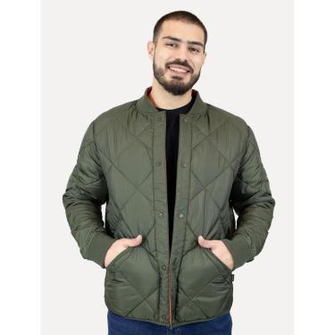 Imagem de Jaqueta Calvin Klein Jeans Dupla Face Bomber Reversivel Verde Oliva-Masculino