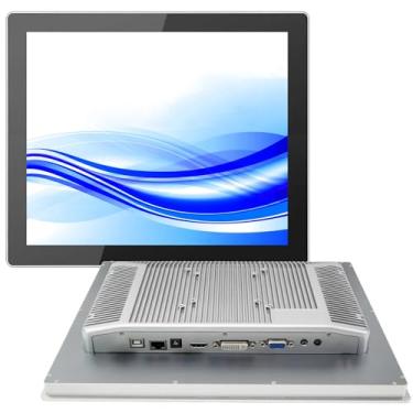 Imagem de GreenTouch Painel frontal IP65 de 43 cm, caixa de metal resistente, tela sensível ao toque, tela sensível ao toque, monitor LCD de estrutura aberta de grau industrial - 1280 x 1024