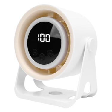 Imagem de SPYMINNPOO Fã de Mesa USB, Ventiladores de Refrigeração Portáteis Recurso da Luz Noturna para Acampamento Ao Ar Livre de Escritório