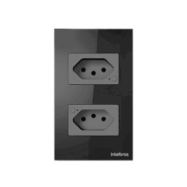 Imagem de Tomada Dupla 10a Smart Wi-fi Ets 1002 Preto 4850065
