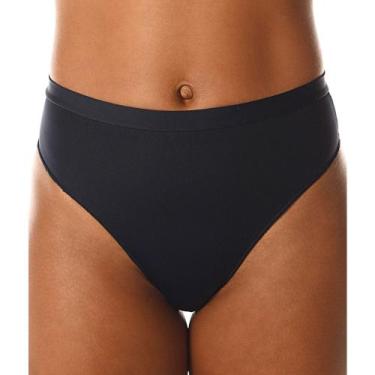 Imagem de Calcinha Demillus 26826 Pele De Seda Plus Size Poliamida, Marinho, XG