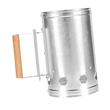Imagem de Generic Chaminé de churrasco, acendedor de chaminé, balde de carvão para grelhar, início rápido para grelhar