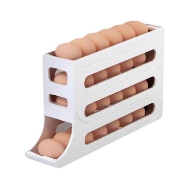 Imagem de Dispenser Organizador para até 30 Ovos para Geladeira - Desembrulha