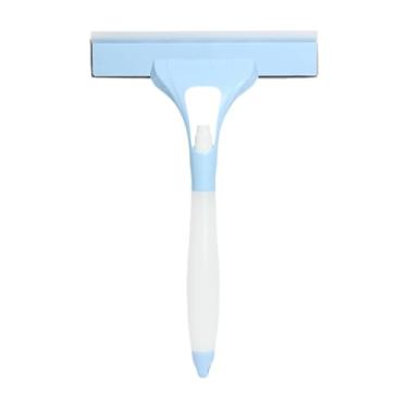 Imagem de Ioensy Rodo para chuveiro, rodo para janela, ferramenta portátil multiuso para limpeza de água, pá para vidro de chuveiro, porta de vidro, janela de carro, Azul