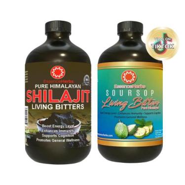 Imagem de Pacote Bitters Essence Herbs, graviola e shilajit