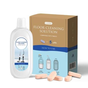 Imagem de Limpador de piso Nukisa Tineco compatível com 500 ml x5 garrafas laran