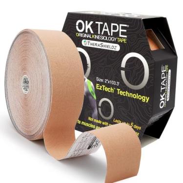 Imagem de Fita cinesiológica OK TAPE Bulk 31,5 m Pro Adhesive Bege