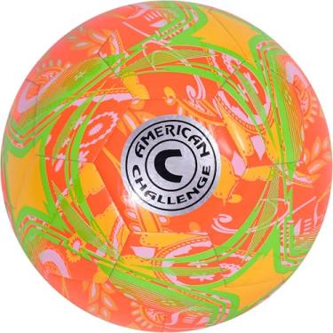 Imagem de American Challenge Bola de futebol Paisley – Bolas de futebol oficiais tamanho 3, 4 e 5 para jovens e adultos – Ideal para sessões de treinamento, exercícios de treino e uso em campo de grama