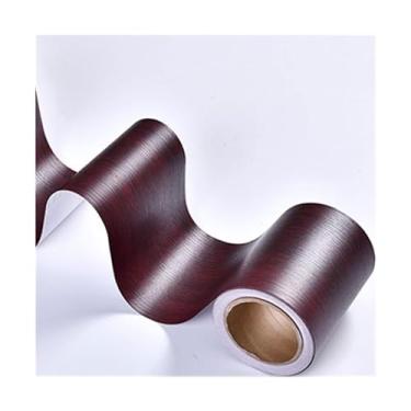 Imagem de TsoLay Adesivo de parede autoadesivo de 10 m, papel de parede com borda de PVC, impermeável, adesivo de borda de papel de parede para casa, escritório, hotel, decoração DIY