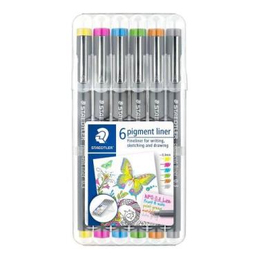 Imagem de Est Fineliner Pigment Liner 0.3Mm C/6 Staedtler