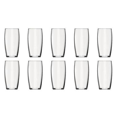 Imagem de Copo Oca 300ml Vidro Resistente Suco Agua Nadir - 10Un - NADIR FIGUERE