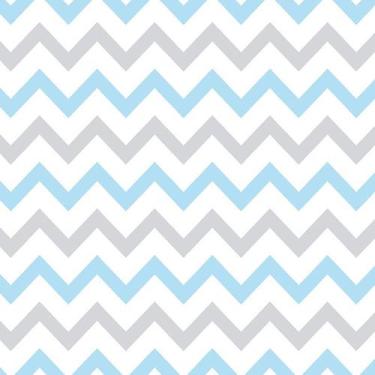 Imagem de Papel de Parede Adesivo Chevron Azul e Cinza - 015 - Multimpressão