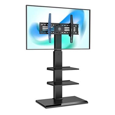 Imagem de Suporte para monitor de TV Suporte de TV Suporte de TV LCD do chão ao teto Prateleira de TV universal 32-70 Suporte de TV grande ajustável Suporte de TV (Tamanho: B)