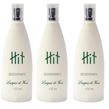 Imagem de Kit 3 Desodorantes Hit Lacqua di Fiori 115ml Original Luxo