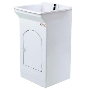 Imagem de Tanque de Lavar Roupas 20 Litros Fiberblu Fibertanque, Branco