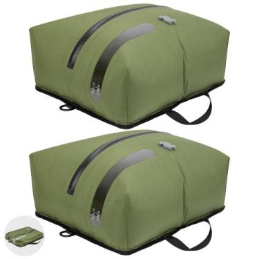 Imagem de Sacos de compressão a vácuo de viagem ONTYZZ reutilizáveis, pacote com