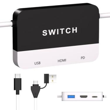 Imagem de 2 in 1 Switch TV Docking Station and Switch PC Capture Card for Nintendo Switch, 1080P 60FPS, Recommended Uses for Switch/PC/Mac/iPad/Steam/OBS