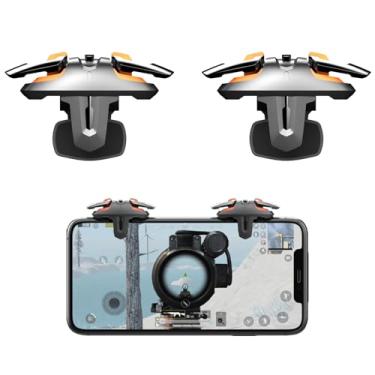 Imagem de Mobile Gaming Triggers Phone Controller L1R1 for Gaming PUBG/Call of Duty, Gatillos para Celular, Compatible with Android & iOS