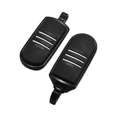 Imagem de Protetores De Motor Angulados Cromados Para Harley Electra Glide Road 