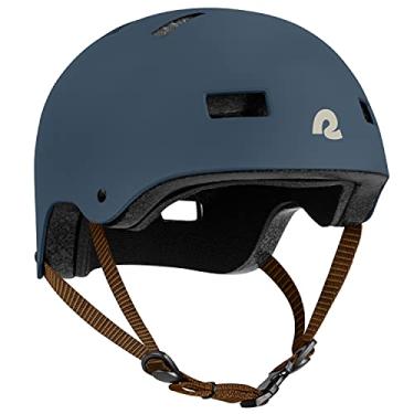 Imagem de Retrospec Dakota Capacete de bicicleta/skate para adultos - passageiro, bicicleta, skate, scooter, longboard e patinação inclinada - altamente protetor e ventilação premium - Grande - azul-marinho