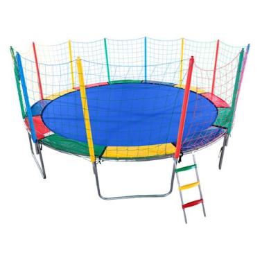 Imagem de Pula Pula Cama Elástica 4,27m 6 Pés Lona Cores Lisas sem Emenda - Papi