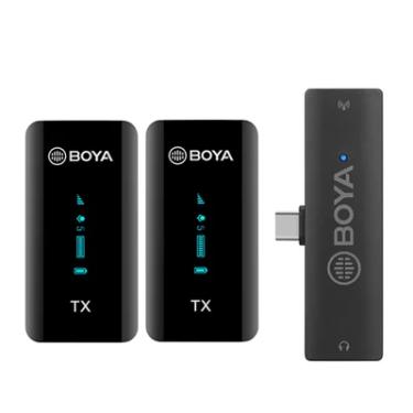 Imagem de Sistema Microfone Boya By-xm6-k6, Sem Fio, Lapela, 2.4g, Preto