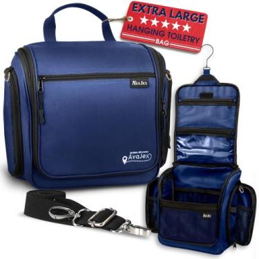 Imagem de Bolsa de higiene de viagem AvaJex extra grande impermeável para homens