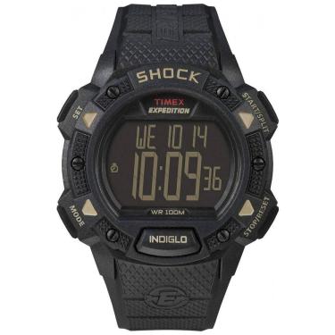 Imagem de Relógio Masculino Digital Expedition Shock, TIMEX T49896, Preto