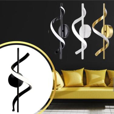 Imagem de Luminária Arandela Led 24 Watts 40X12Cm Espiral Ondulado