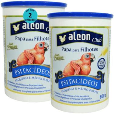 Imagem de Alcon Club Papa Para Filhotes Psitacídeos Super Premium 600g Kit Com 2