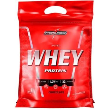 Imagem de Pouch De Whey 100% Puro Sabor Chocolate 900g - Integralmédica