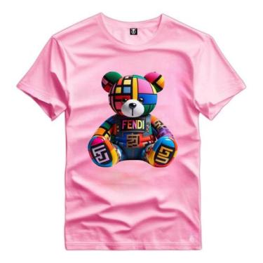 Imagem de Camisa Masculina Premium Estampada Urso Colorido Desenho - Versitz, Ro